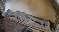 Effigy of a Norman knight, St. John's Church, Danbury, Essex