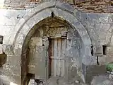 Doorway to the main church of the monastery (2014 photo)