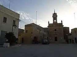 St Lucy's church in the main square