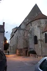 The collegiate church of Saint-Martin, in Léré