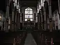 The interior of St Peter's Church.