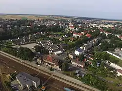 Aerial view of Olesno