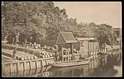 Prinseneiland seen from bridge 321 to the south-east. On the right the Prinseneilandsgracht. c. 1900