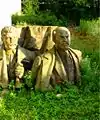 Rudolf Doležal, Vojtěch Hořínek: Statue of Lenin and Stalin in Olomouc (fragment)