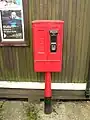 A restored stamp machine.