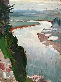 The Vistula near Tyniec, National Museum in Warsaw