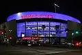 The arena at night