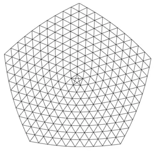 The full *Star board (10 rings, 275 nodes: 50 perimeter and 5 corner nodes)