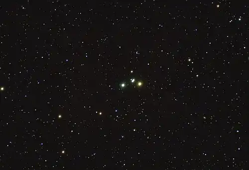 Amateur astronomer photo of the Stargate asterism by Mark Johnston