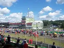 Starting grid on the Brno Circuit