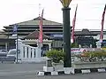 The entrance gate of the station