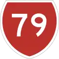 State Highway 79 marker