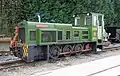 Preserved Shotton steelworks locomotive