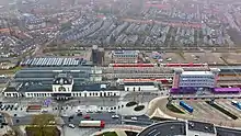 Railway station and bus station in 2018