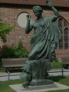 Statue of Clio by Albert Wolff in Berlin