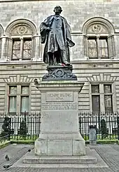 The statue in its original location, in 2012