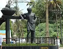 Statue at Athani Junction