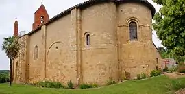 The church in Sainte-Suzanne