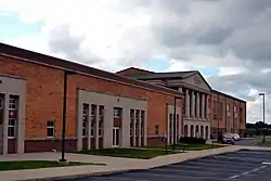  Image of the front of Stebbins High School