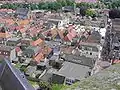 View on the city centre from the St Clemens tower.