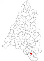 Location in Bihor County