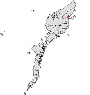 Location of the ward