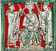 King Arthur in Matthew Paris's Flores Historiarum; 1306–1326.