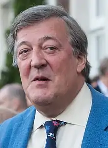 Photographic portrait of Stephen Fry