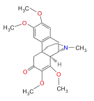 Chemical structure of stephodeline.