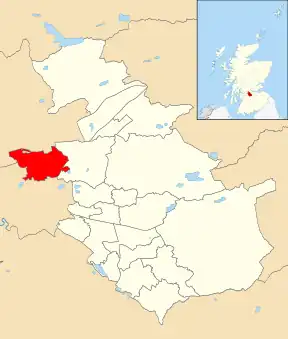 Location of the ward