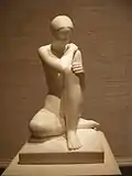 Sitting Figure, marble of 1932, in the National Gallery of Art