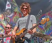 Steve performing with Mars Hotel at Jerry Day (Jerry Garcia tribute), McLaren Park, San Francisco, 8/4/19. Photo by Glenn Mar.