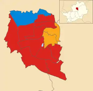 2004 results map