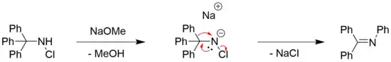 Stieglitz rearrangement N-haloamines