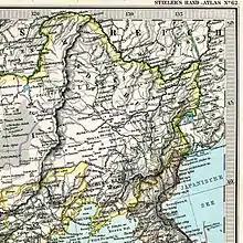 The Dondon on an 1891 map