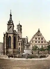 Schillerplatz around 1900