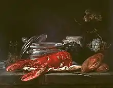 Anne Vallayer-Coster, Still Life With Lobster (c. 1781)