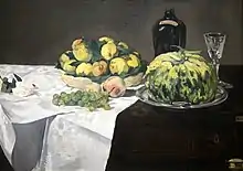 Still Life with Melon and Peaches, 1866, National Gallery of Art