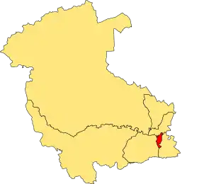 Location of the ward