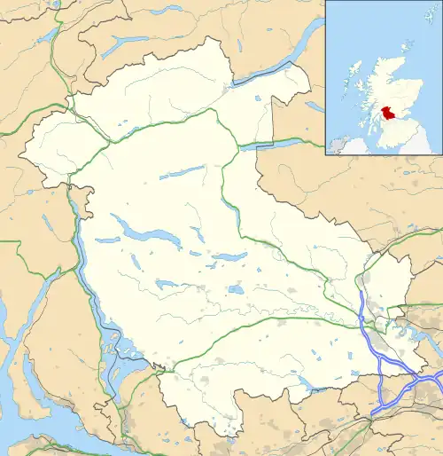 Rowardennan is located in Stirling