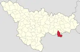 Location in Timiș County