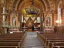 Interior of the cathedral.