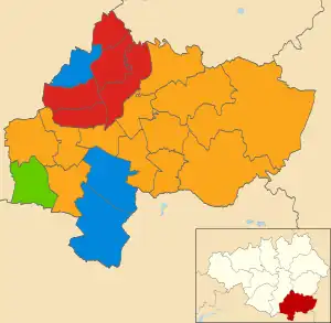 2010 results map