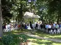 A July 2007 wedding at the town's gazebo