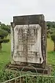 Stone Plaque in Hanging Gardens by Municipal Water Works, Mumbai deppicting naming of garden on Pherozeshah Mehta