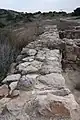 Thick stone wall at Tel Yarmuth