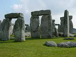 Image 46Stonehenge, erected in several stages from c.3000–2500 BC (from History of England)