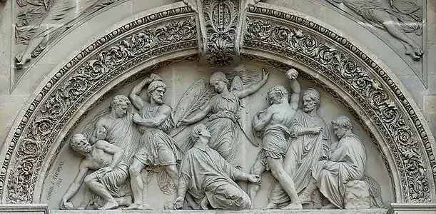 Tympanum of the west portal