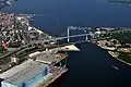 Rügen Bridge and Stralsund Shipyard