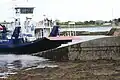 Strangford Ferry approaching Strangford slipway, August 2009